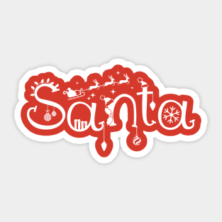 Santa Sticker